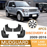 For Land Rover Discovery 4 2009-2016 4pcs/Set Car Auto Soft Plastic Splash Flaps Fender Guard