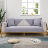 Four Seasons Universal Simple Modern Non-slip Full Coverage Sofa Cover, Size:70x150cm(Versailles Grey)