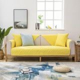 Four Seasons Universal Simple Modern Non-slip Full Coverage Sofa Cover, Size:110x160cm(Feather Dream Yellow)