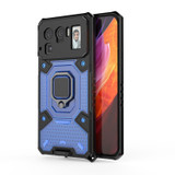 For Xiaomi Mi 11 Ultra Space PC+TPU Ring Holder Protective Case(Blue)
