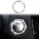For Mercedes-Benz C-Class W205 2015-2018 Car One-Click Start Ring Diamond Decoration Sticker, Left and Right Drive