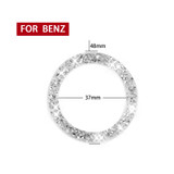 For Mercedes-Benz C-Class W205 2015-2018 Car One-Click Start Ring Diamond Decoration Sticker, Left and Right Drive