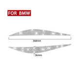 For BMW Series 3 G20 G28 2019-2020 Car Lamp Eyebrow Diamond Decoration Sticker, Left and Right Drive