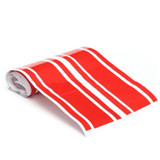 Car Hood Stickers Modified Racing Striped Ethylene Body Sticker(Red)