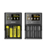 NITECORE 4-Slot Smart LCD Fast Charger, Model: SC4