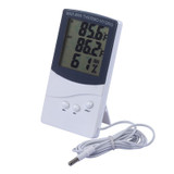 Indoor Thermometer with Hygrometer(White)