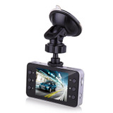 K6000 2.3 inch 140 Degrees Wide Angle Full HD 720P Video Car DVR, Support TF Card (32GB Max) / Motion Detection, with 2 Night Vision Fill Lights