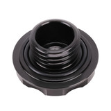 Car Modified Stainless Steel Oil Cap Engine Tank Cover for Honda, Size: 5.6 x 3.2cm(Black)