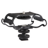 BOYA BY-C10 Universal Camera Microphone Shockmount with Hot Shoe Mount(Black)