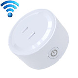 10A Round Shape WiFi Mini Plug APP Remote Control Timer Smart Socket, Support Alexa & Google Home, AC 100-240V, JP / US Plug