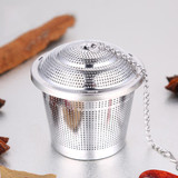 Stainless Steel Locking Spice Tea Strainer Mesh Infuser Tea Ball Filter, Small Size: 4.5 x 4cm