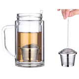 Stainless Steel Locking Spice Tea Strainer Mesh Infuser Tea Ball Filter, Small Size: 4.5 x 4cm