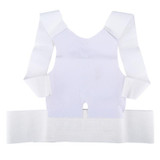 3 PCS Shoulder Support Bandage Lumbar Sport Back Brace Posture Correction Vest Belt for Men / Women, XL Size