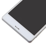 LCD Display + Touch Panel with Frame for Sony Xperia Z3 (Dual SIM Version) / D6633 / L55U(White)