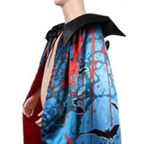 Halloween Dress Up Kids Double-Layer Printed Cloak, Size: Free Size