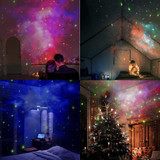 Astronaut Starry Sky Laser Projection Lamp USB Starry Night Light(White)