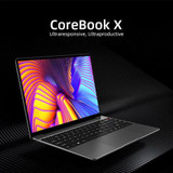CHUWI CoreBook X Laptop, 14 inch, 8GB+512GB, Windows 10 Home, Intel Core i5-8259U Quad Core 2.3GHz-3.8GHz, Support Dual Band WiFi / Bluetooth / TF Card Extension (Dark Gray)