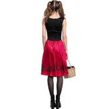 Little Red Riding Hood Costume For Adults Cosplay (Color:Red Size:XXL)