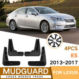 For Lexus ES 2013-2017 4pcs/Set Car Auto Soft Plastic Splash Flaps Fender Guard