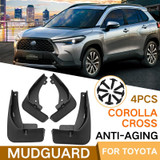 For Toyota Corolla Cross 2020 4pcs/Set Car Auto Soft Plastic Splash Flaps Fender Guard
