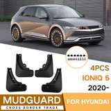 For Hyundai Ioniq 5 2020-2022 4pcs/Set Car Auto Soft Plastic Splash Flaps Fender Guard