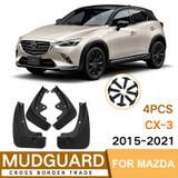 For Mazda CX-3 2015-2021 4pcs/Set Car Auto Soft Plastic Splash Flaps Fender Guard