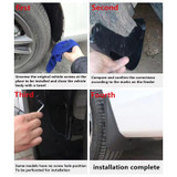 For Volkswagen Passat B8 2015-2019 4pcs/Set Car Auto Soft Plastic Splash Flaps Fender Guard