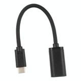 BYL-1803 USB-C 3.1 / Type-C Male to USB 3.0 Female OTG Adapter Cable(Black)