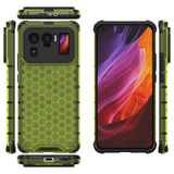 For Xiaomi Mi 11 Ultra Shockproof Honeycomb PC + TPU Case(Green)