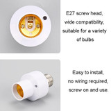 9x5.2cm E27 Screw Smart Light Holder Wireless Bluetooth Remote Control Lamp Base