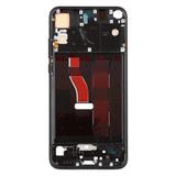Front Housing LCD Frame Bezel Plate with Side Keys for Huawei Honor V20 (Honor View 20)(Black)