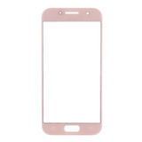 For Galaxy A3 (2017) / A320  Front Screen Outer Glass Lens (Pink)