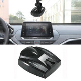 Full-Band Rader Detector, Built-in Loud Speaker, Support GPS Navigator, Power on with Russian Speech of Welcome(Black)