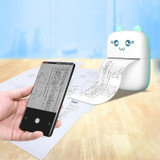 C9 Mini Bluetooth Wireless Thermal Printer With 10 Papers(Blue)