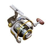 YUMOSHI  Full Metal Ball Bearings Rocker Handle Wheel Seat Fishing Spinning Reel