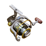 YUMOSHI Full Metal Ball Bearings Rocker Handle Wheel Seat Fishing Spinning Reel