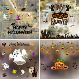 Halloween Decoration Products Window Stickers Shopping Malls Hotel Halloween Color Electrostatic Stickers, Random Style Delivery