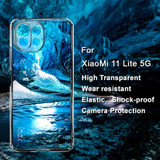 For Xiaomi Mi 11 Lite 5G IMAK UX-5 Series Transparent Shockproof TPU Protective Case