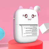 C9 Mini Bluetooth Wireless Thermal Printer With 5 Papers & 5 Sticker & 3 Color Papers(Pink)