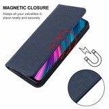 For BLU G51 Plus Magnetic Closure Leather Phone Case(Blue)