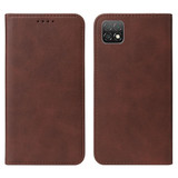 For Wiko T3 Magnetic Closure Leather Phone Case(Brown)