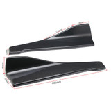 Car Universal Rear Corner Protection Plate Car Modified 48cm Rear Shovel(Carbon Fiber)