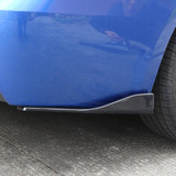 Car Universal Rear Corner Protection Plate Car Modified 48cm Rear Shovel(Carbon Fiber)