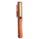 100LM High Brightness Pen Shape Work Light / Flashlight, White Light, COB LED 2-Modes with 90 Degree Rotatable Magnetic Pen Clip(Orange)