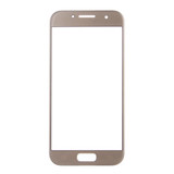 For Galaxy A3 (2017) / A320  Front Screen Outer Glass Lens (Gold)