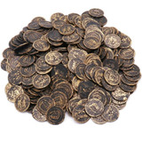 Children Pirate Treasure Toys Treasure Hunting Game Props Pirate gold Coin silver Coin copper  Coin toys(Copper)