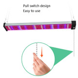 LED Growth Lamp Full Spectrum Plant Light Tube, Style: Small Double Row 30cm(EU Plug)