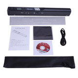 iScan01 Mobile Document Handheld Scanner with LED Display, A4 Contact Image Sensor(Black)