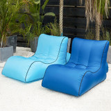 BB1803 Foldable Portable Inflatable Sofa Single Outdoor Inflatable Seat, Size: 90 x 70 x 65cm(Red Wine)