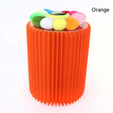 SH-236 Short Folding Paper Stool Household Multifunctional Convenient Stool(Orange)